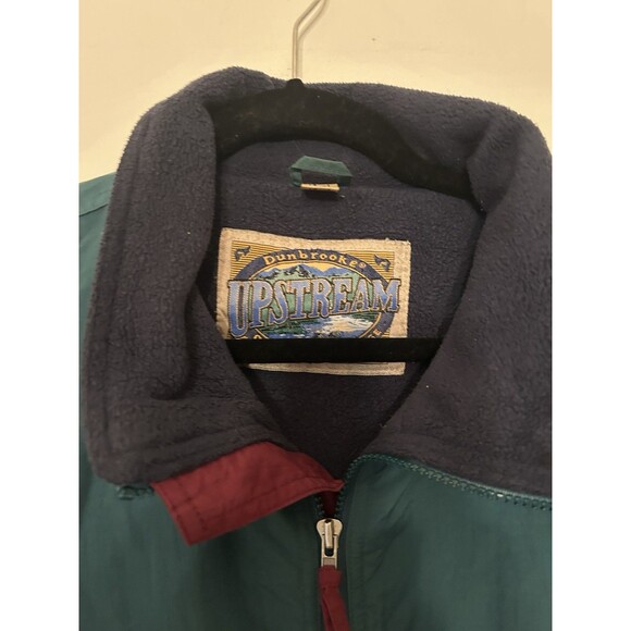 Vintage Dunbrooke Upstream Fleece Lines Jacket Teal And navy Mens Large - Picture 2 of 9